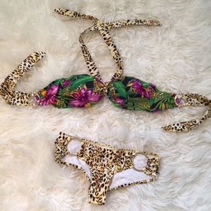 Victoria’s Secret swimsuit xs Leopard animal print